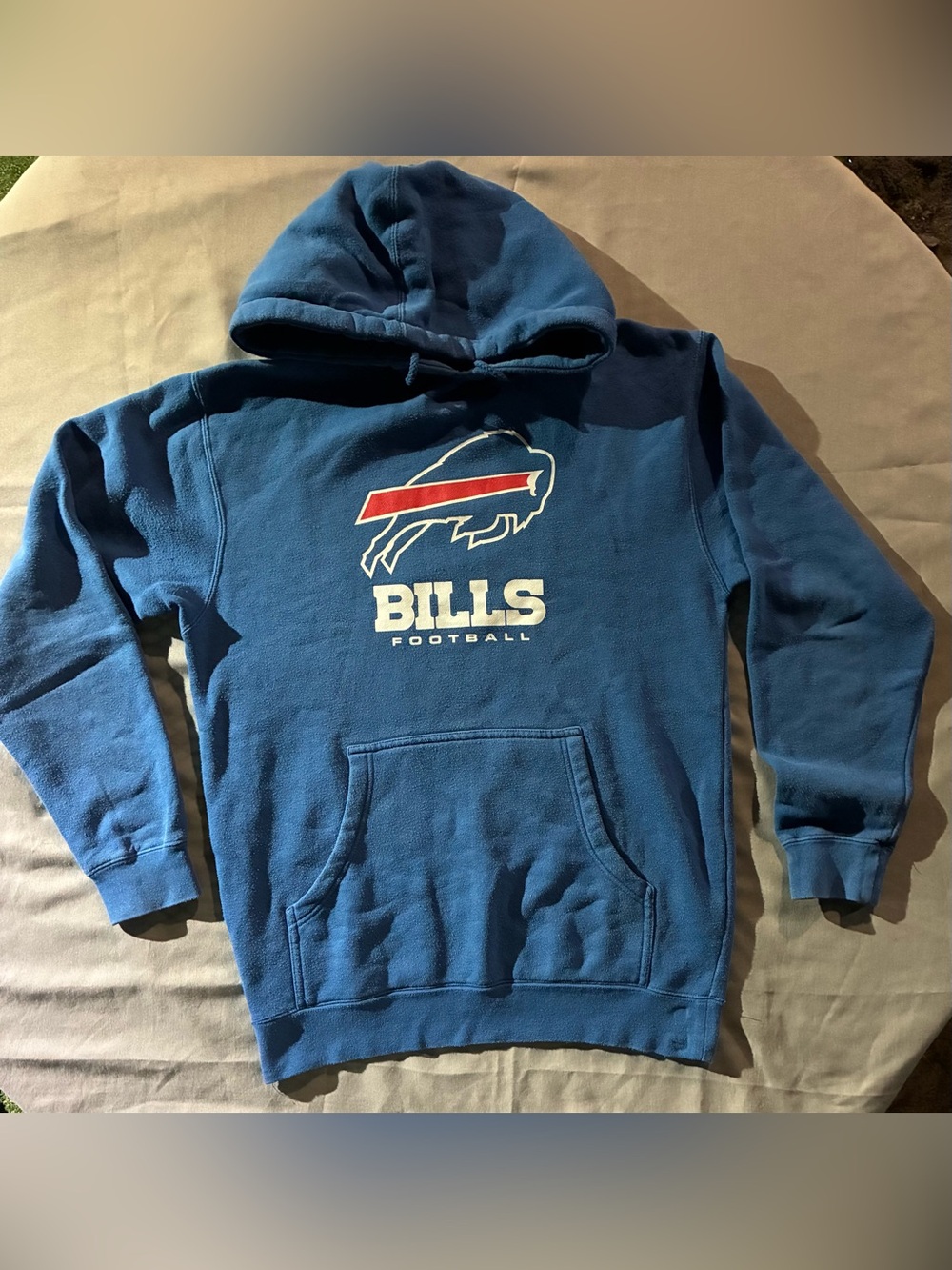 NFL Buffalo Bills Blue Hoodie with Red & White Logo